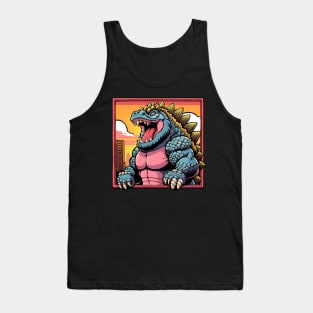 Himbo Godzilla, King of Beef Tank Top